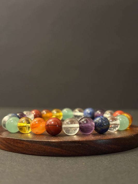 Seven Chakra Bracelet | Chakra Balance, Energy Alignment